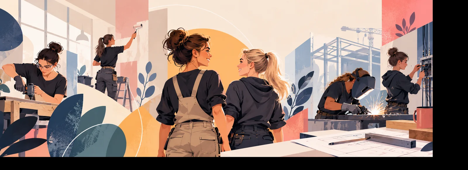JUNGE FRAUEN IM HANDWERK
